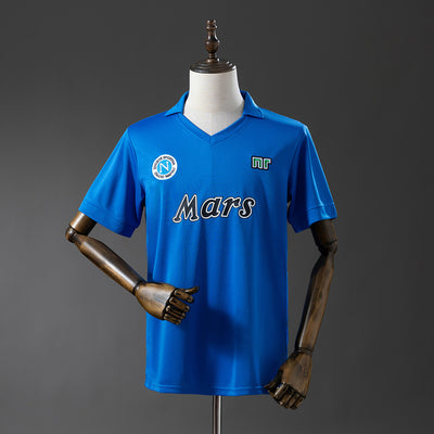Napoli Trikot 1989-90 Heim Retro Fußball-Kit