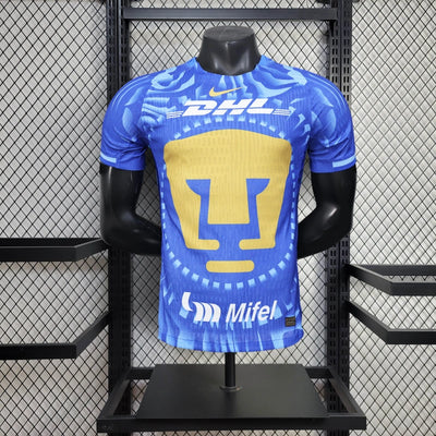 Spielerversion Pumas UNAM Trikot 25-26 Blau Fußball-Trikot