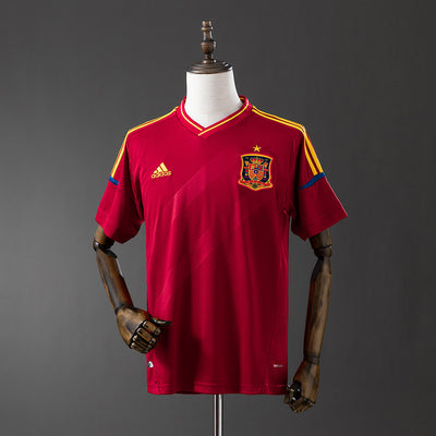 Spanien Trikot 2012 Heim Retro Fußball-Set