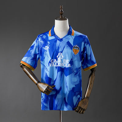 Valencia Trikot 1990-91 Auswärts Retro Fußballtrikot