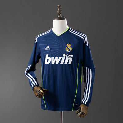 Real Madrid Trikot 2010-11 Auswärts Retro-Kit Langarm