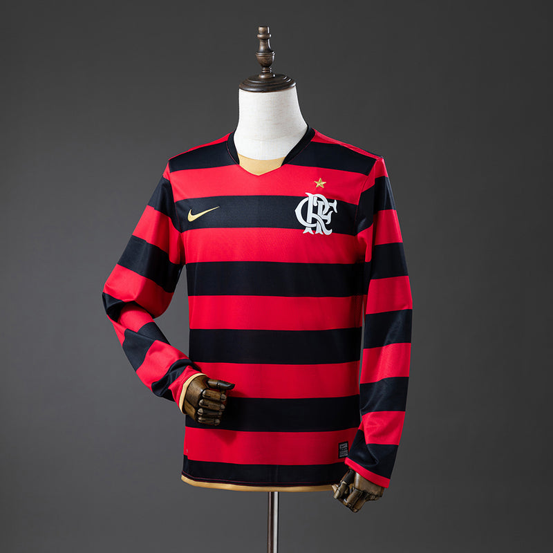 Flamengo Trikot 2008-09 Heim Retro Kit Langarm