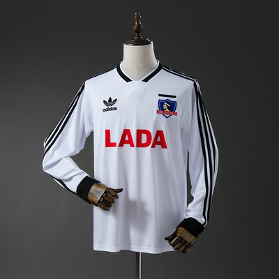 Colo Colo Trikot 1991 Heim Retro Fußballtrikot Langarm