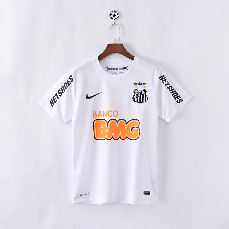 Retro Santos Trikot 12/13 Heim Fußball T-Shirt Neymar JR
