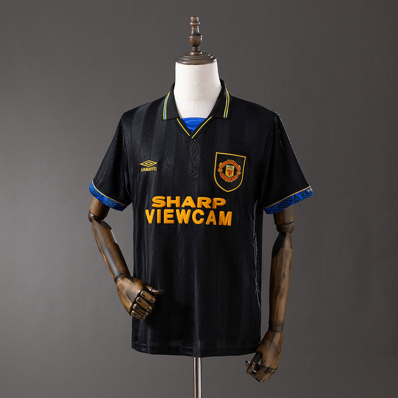 Man United Trikot 1993-95 Auswärts Retro Fußballtrikot