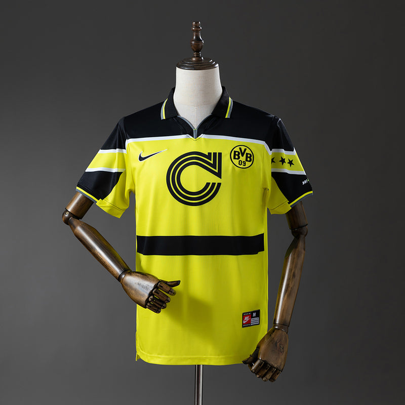 Dortmund Trikot 1996-97 Heim Retro Fußball Trikot