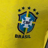 Player Version Brazil Home Jersey 2026 World Cup Long Sleeves Football Kit Soccer Shirt