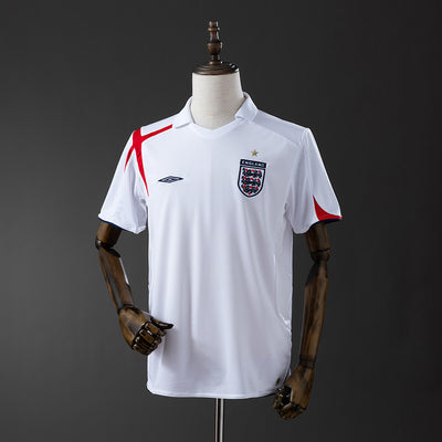 England Trikot 2006 Retro Heim-Fußballtrikot