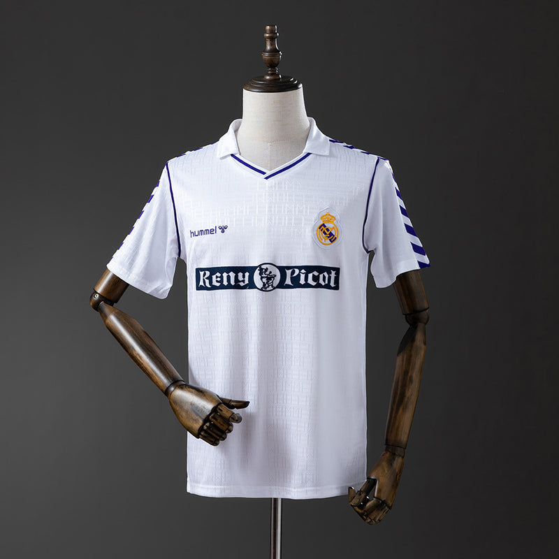 Real Madrid Jersey 1989-90 Home Retro Football Kit