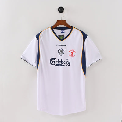 Retro Liverpool Auswärtstrikot 2001-02 Fußballtrikot