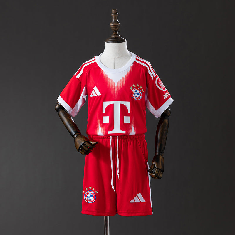 Kinder FC Bayern München Trikot 25/26 Heim-Fußballtrikot