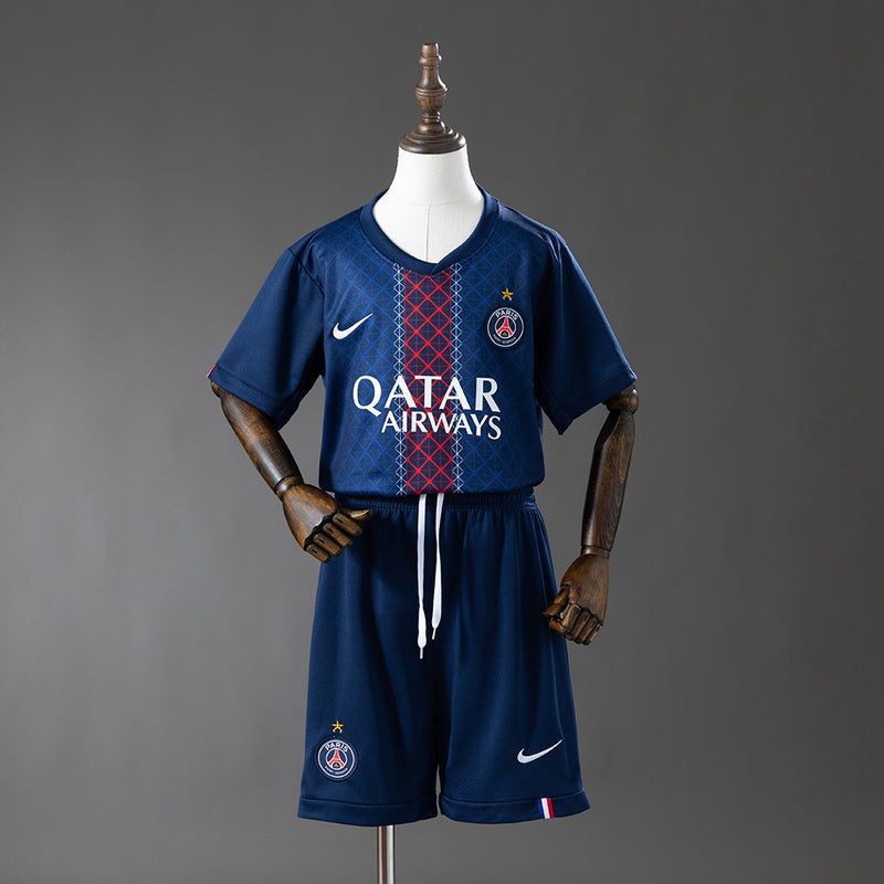 Kinder PSG Trikot 25/26 Heimtrikot Fußball-Kit Star