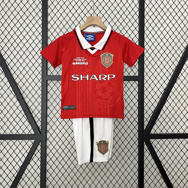 Retro Kids Man United Home Jersey 99/00
