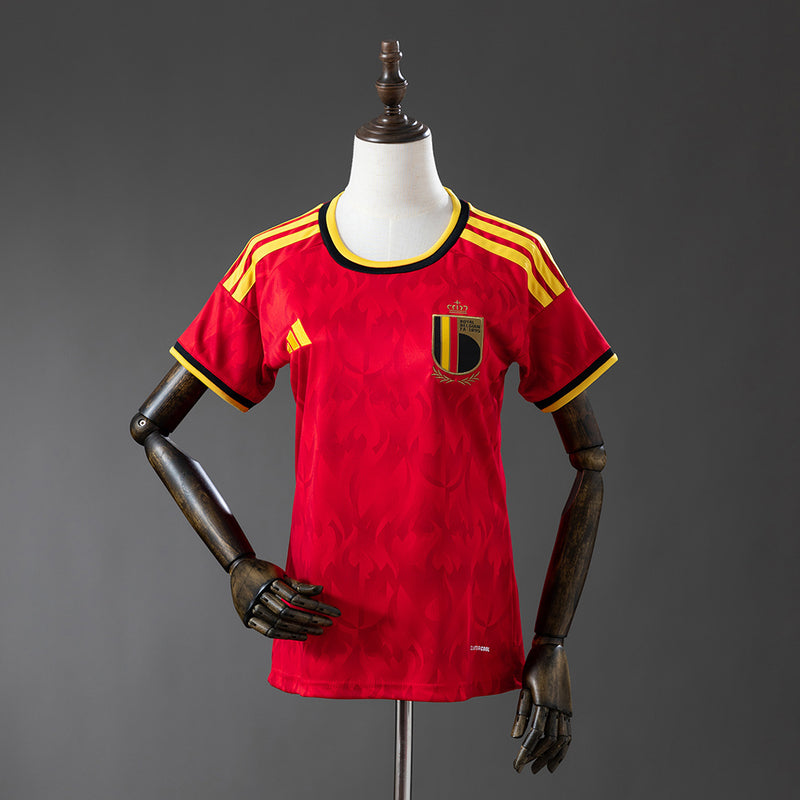 Damen Belgien Heimtrikot 2026 WM Fußball Trikot