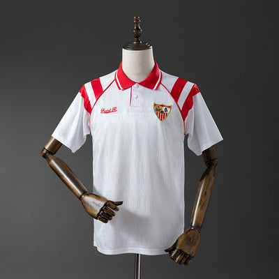 Sevilla Trikot 1992-93 Heim Retro Fußballtrikot