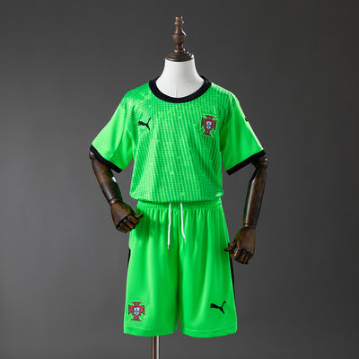 Kinder Portugal Trikot 2026 Grün Fußball-Kit