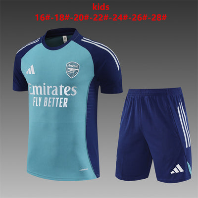 Kinder Arsenal Trainingsanzüge 24/25 Fußball-Set Trikot