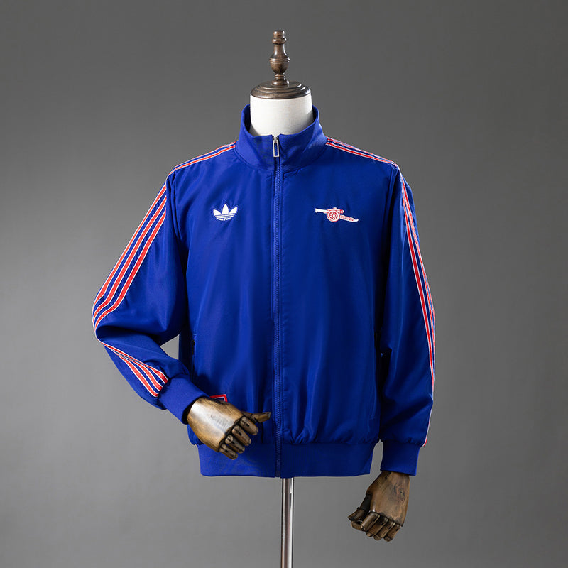 Arsenal Windbreaker 2025-26 Königsblau Fußballjacke