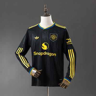 Man United Trikot 25/26 Drittes Fußballtrikot Langarm