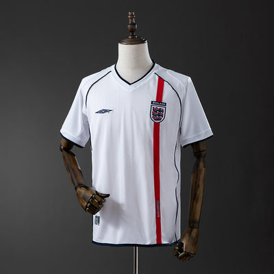 England Trikot 2002 Heim Retro Fußball-Trikot