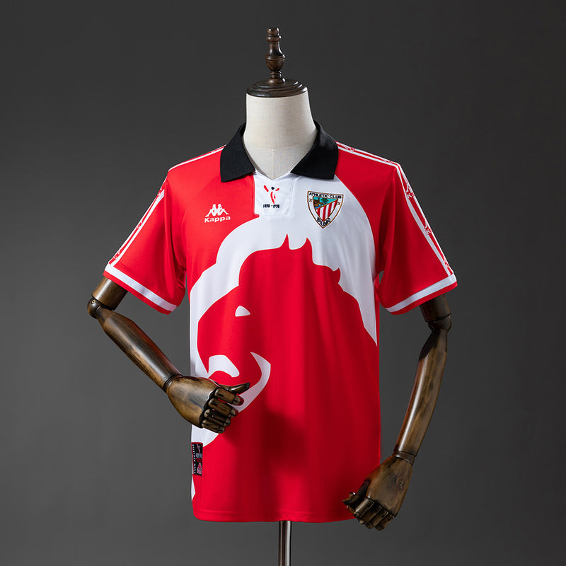 Athletic Bilbao Trikot 1997-98 Heim Retro Fußballtrikot