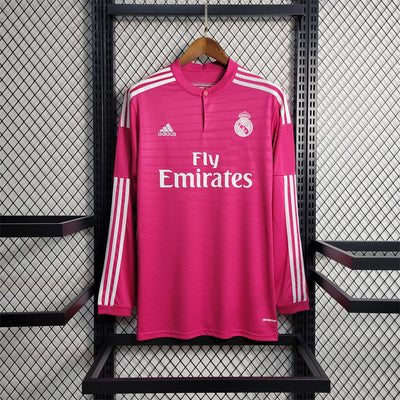 Real Madrid Auswärtstrikot 14/15 Retro Langarm