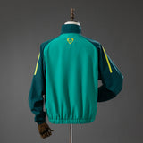 Brazil Windbreaker 2010 Green Football Soccer Jacket PalmSportss