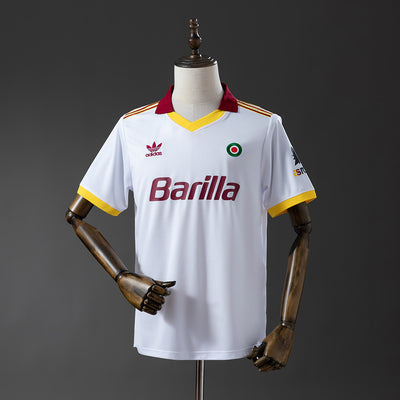 Rom Trikot 1991-92 Auswärts Retro Fußball Trikot