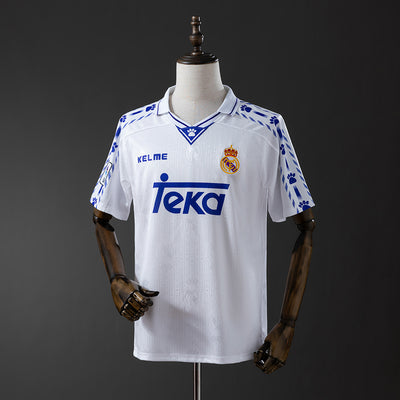 Real Madrid Trikot 1996-97 Heim Retro Fußballtrikot