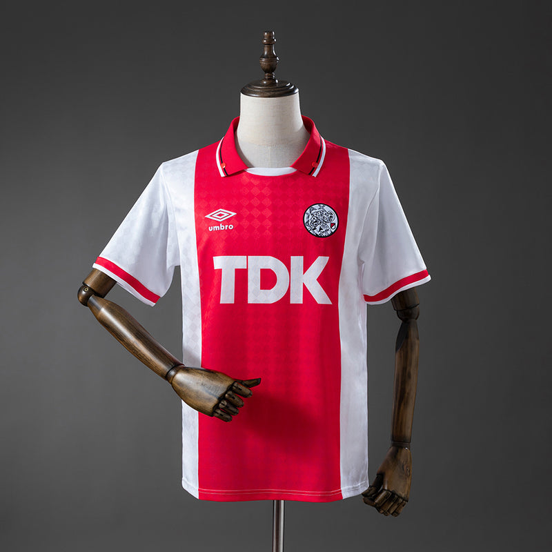 Ajax Heimtrikot 1989-90 Retro Fußball Trikot Shirt