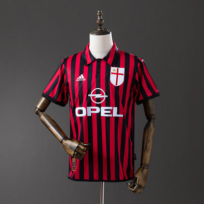 AC Mailand Trikot 1999-00 Heim Retro Fußballtrikot