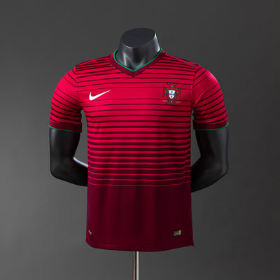 Portugal Trikot 2014 Heim Retro Fußball-Trikot Spielerversion