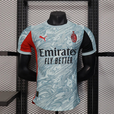 player version ac milan away jersey 25/26 football kit soccer jersey
