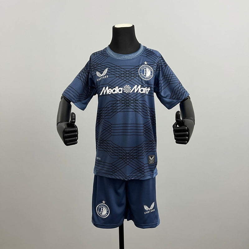 Kinder Feyenoord Trikot 25/26 Auswärts Fußball Trikot
