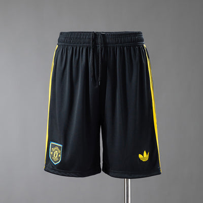 Manchester United Drittes Trikot 25/26 Schwarz Fußballshorts