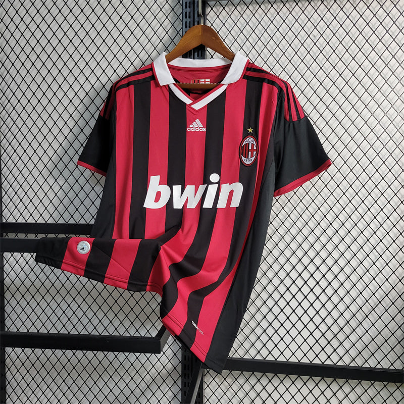 AC Mailand Trikot 09/10 Geschichte Retro Fußballtrikot Wunschname 2009 2010 Fußball Sport T-Shirt