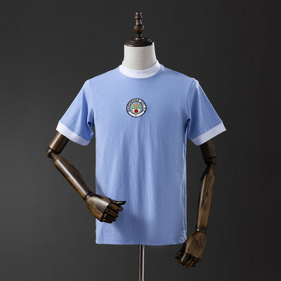 Manchester City Trikot 1971-72 Heim Retro Fußballtrikot