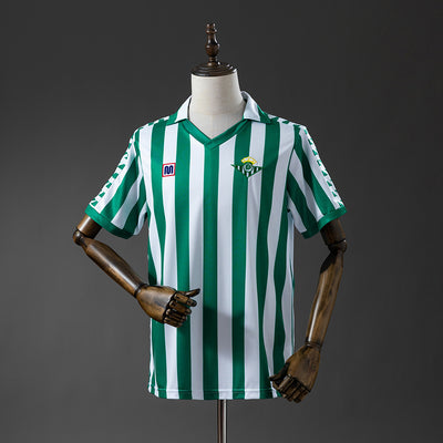 Real Betis Trikot 1982-85 Heim Retro Fußball-Trikot