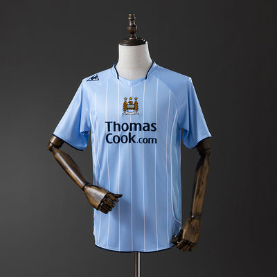 Manchester City Trikot 2007-08 Heim Retro Fußballtrikot