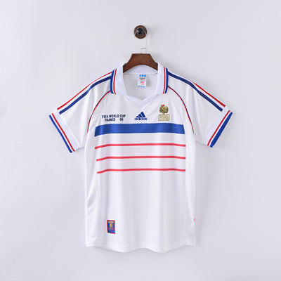 Retro Frankreich Trikot 1998 Auswärts Fußballtrikot