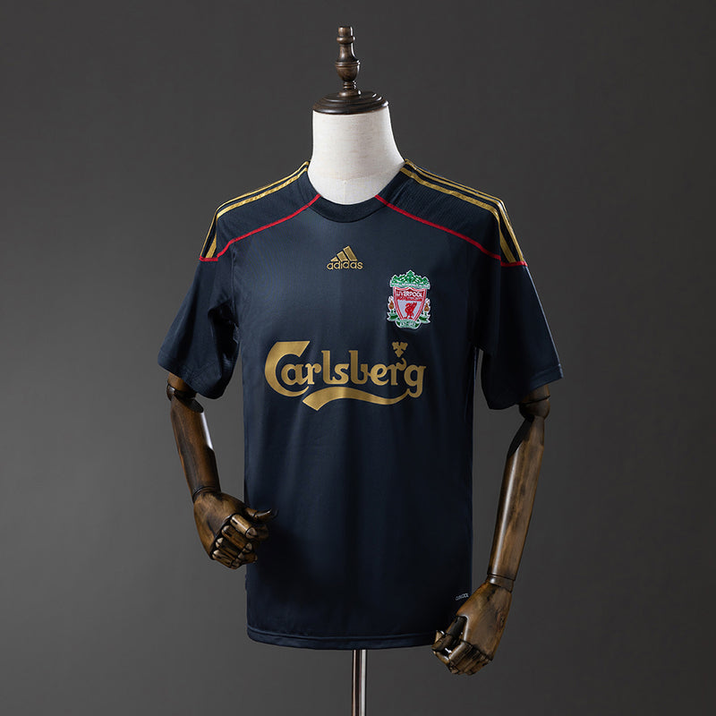 Liver Jersey 2009-10 Auswärts Retro Fußballtrikot
