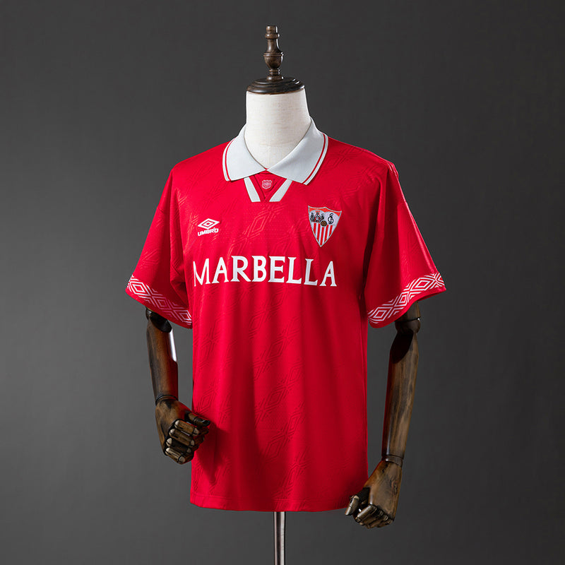 Sevilla Trikot 1994-96 Auswärts Retro Fußballtrikot