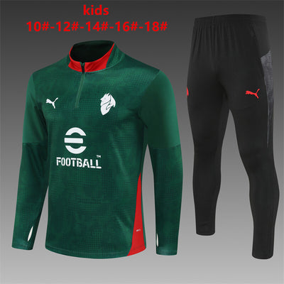 Kinder AC Mailand Trainingsanzüge 25/26 Fußballtrikot