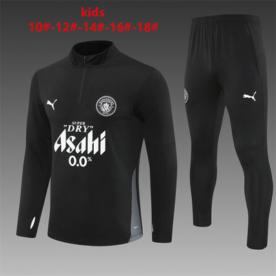 Kinder Manchester City Trainingsanzüge 25/26 Fußballtrikot