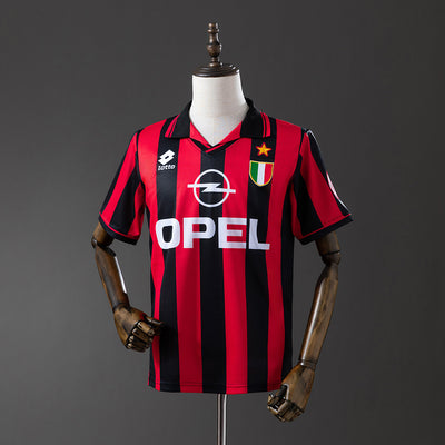 AC Mailand Trikot 1996-97 Heim Retro Fußball Trikot