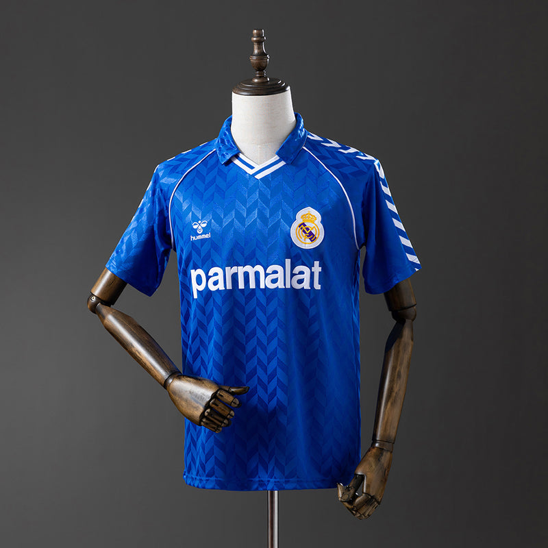 Real Madrid Trikot 1986-88 Auswärts Retro Fußballtrikot