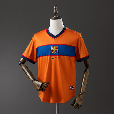 Barcelona Trikot 1998-00 Drittes Retro Fußball-Kit