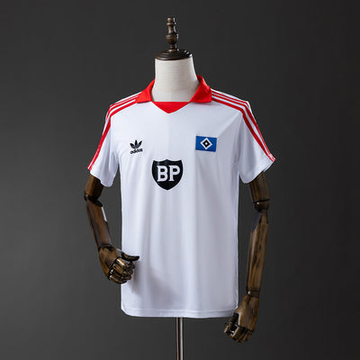 Hamburger Trikot 1980-81 Heim Retro Fußball-Kit