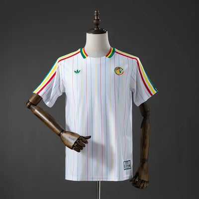 Senegal Terrace Icons T-Shirt White 2026 World Cup Football Kit Soccer Jersey