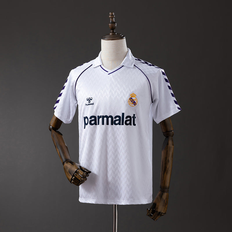 Real Madrid Trikot 1986-87 Heim Retro Fußball Trikot